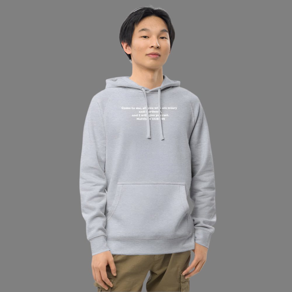 "Come to Me" Christian Unisex kangaroo pocket hoodie