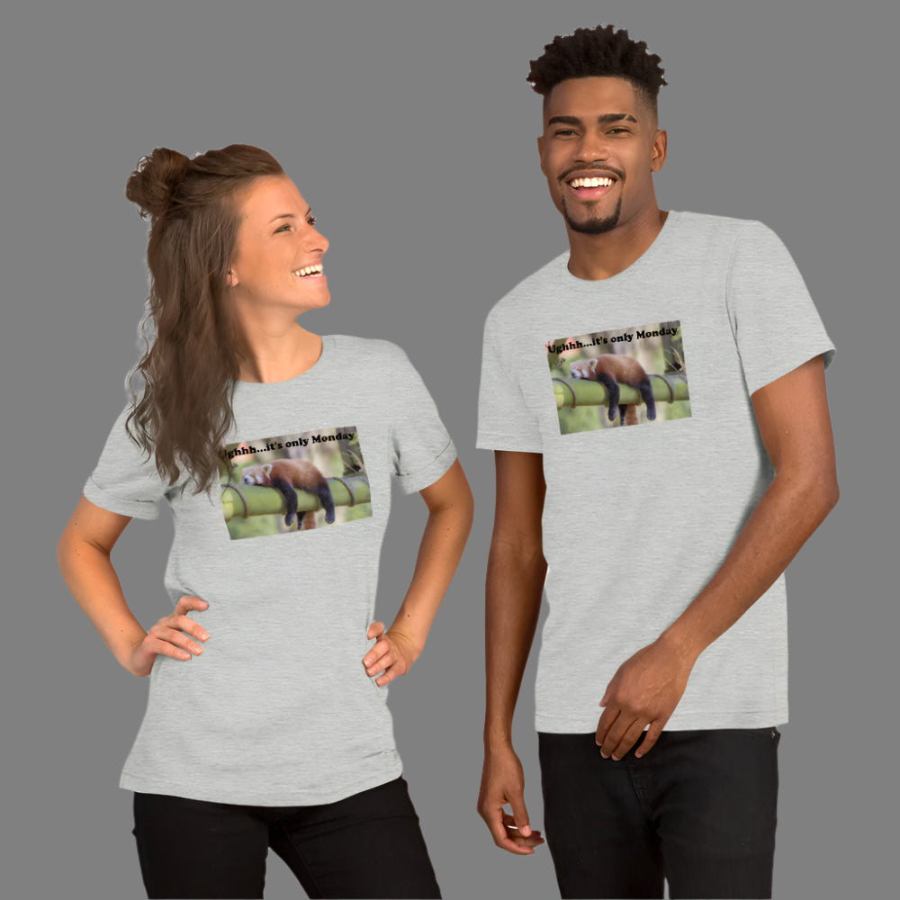 "Arghhh...it's only Monday" Funny Printed Short-Sleeve Unisex T-Shirt