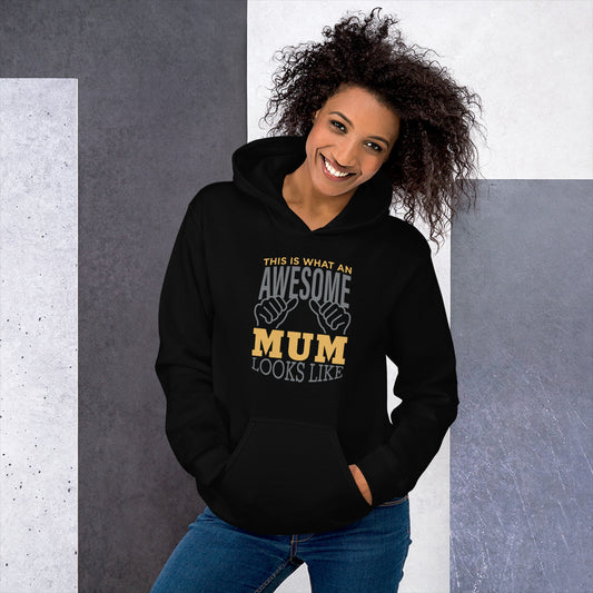 "Awesome Mum" Unisex printed Hoodie