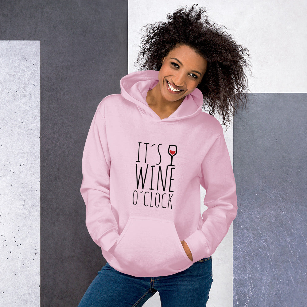 "It's wine o'clock" Unisex Hoodie