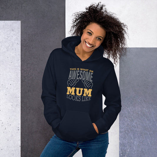 "Awesome Mum" Unisex printed Hoodie