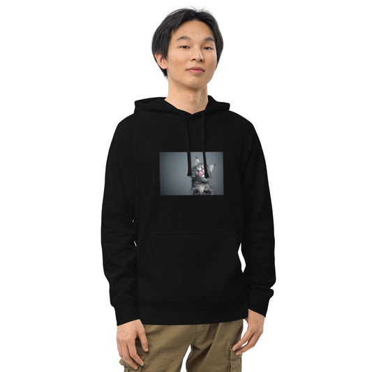 "Smiling Kitten" Unisex kangaroo pocket hoodie