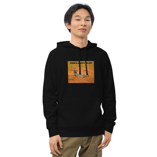 "Who's a Sexy Beast" Funny Unisex kangaroo pocket hoodie