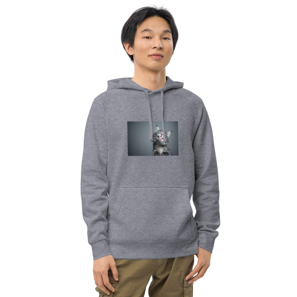 "Smiling Kitten" Unisex kangaroo pocket hoodie