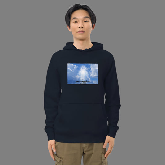 "I am the Way" Unisex kangaroo pocket hoodie