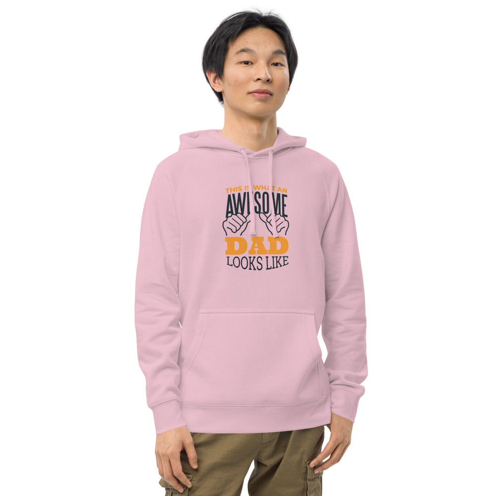 "Awesome Dad"  Unisex kangaroo pocket hoodie