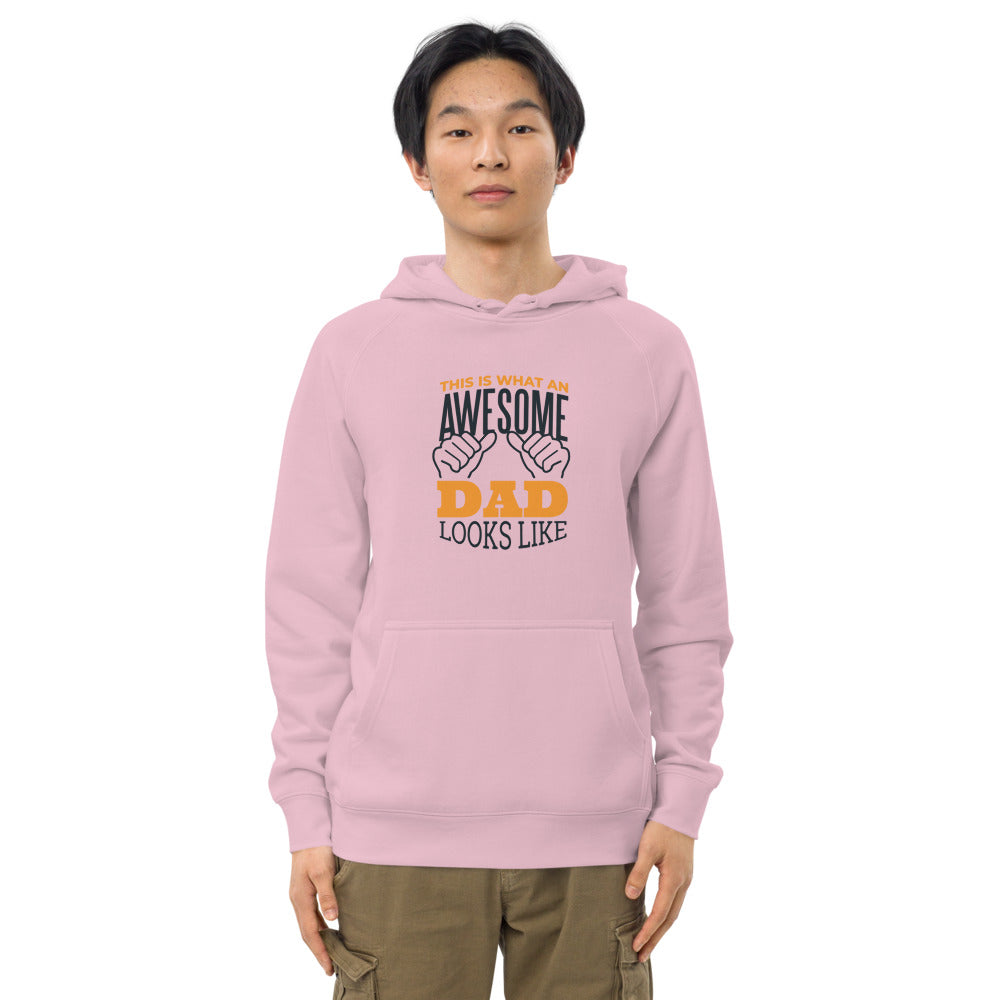 "Awesome Dad"  Unisex kangaroo pocket hoodie