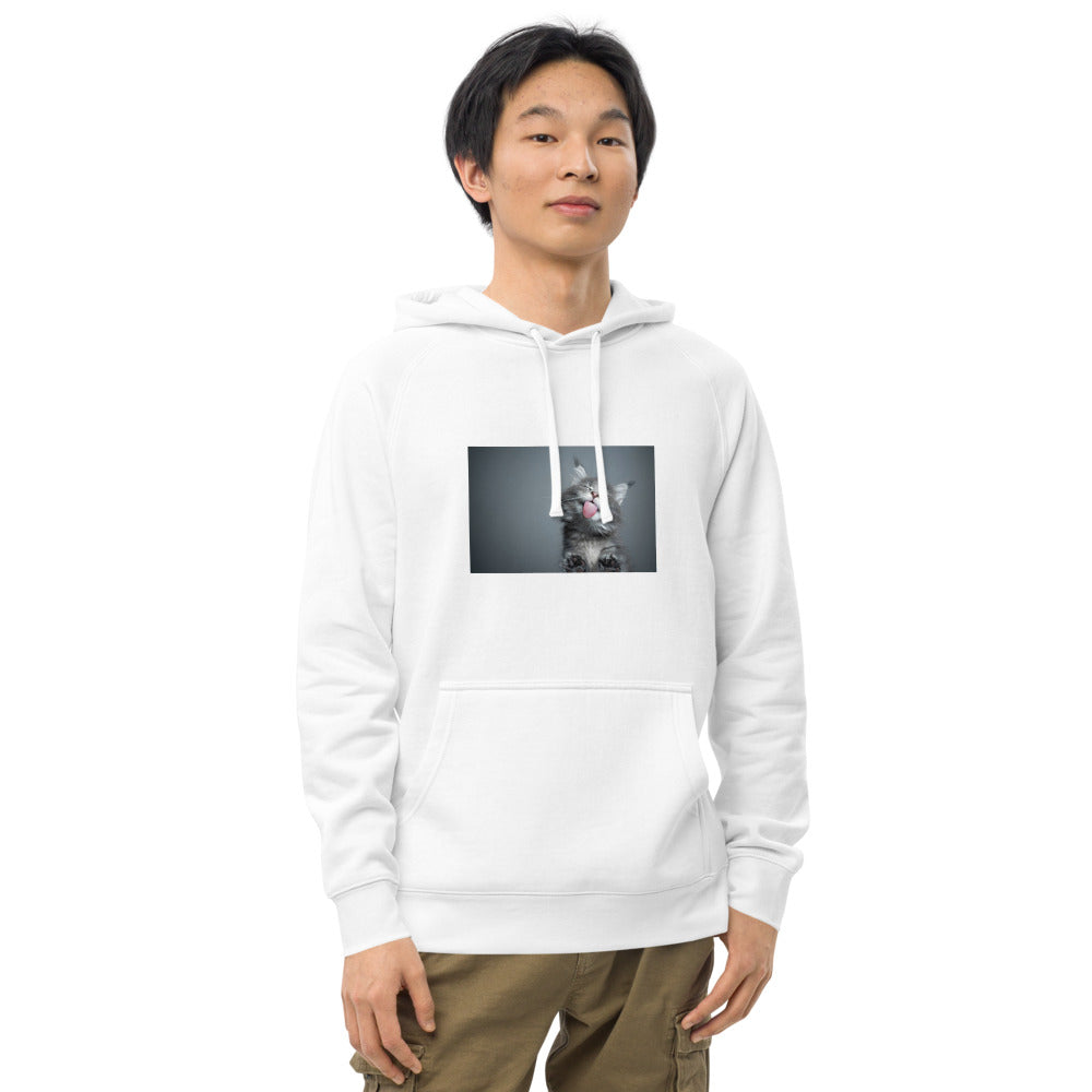 "Smiling Kitten" Unisex kangaroo pocket hoodie