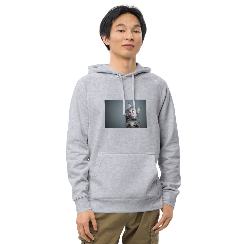 "Smiling Kitten" Unisex kangaroo pocket hoodie