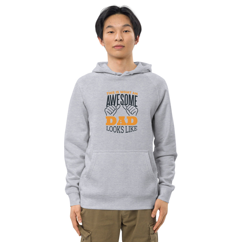 "Awesome Dad"  Unisex kangaroo pocket hoodie