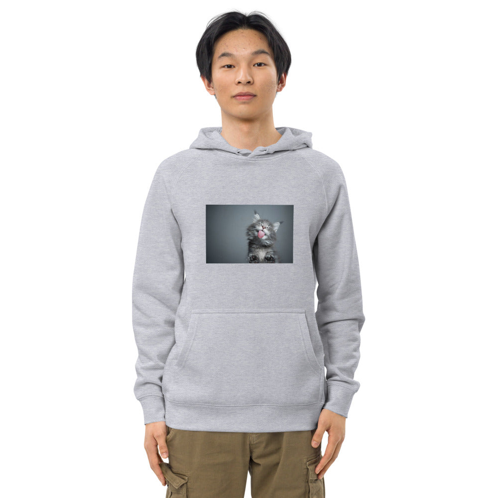 "Smiling Kitten" Unisex kangaroo pocket hoodie