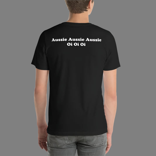 "Aussie Aussie Aussie" Printed Classic Short-Sleeve Unisex T-Shirt