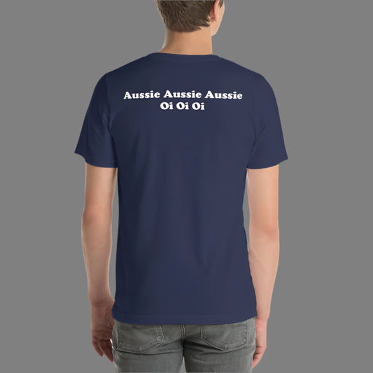 "Aussie Aussie Aussie" Printed Classic Short-Sleeve Unisex T-Shirt