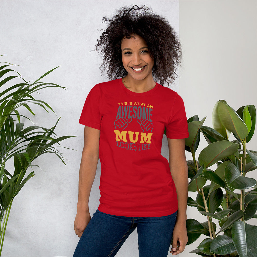 "Awesome Mum" Short-sleeve unisex t-shirt